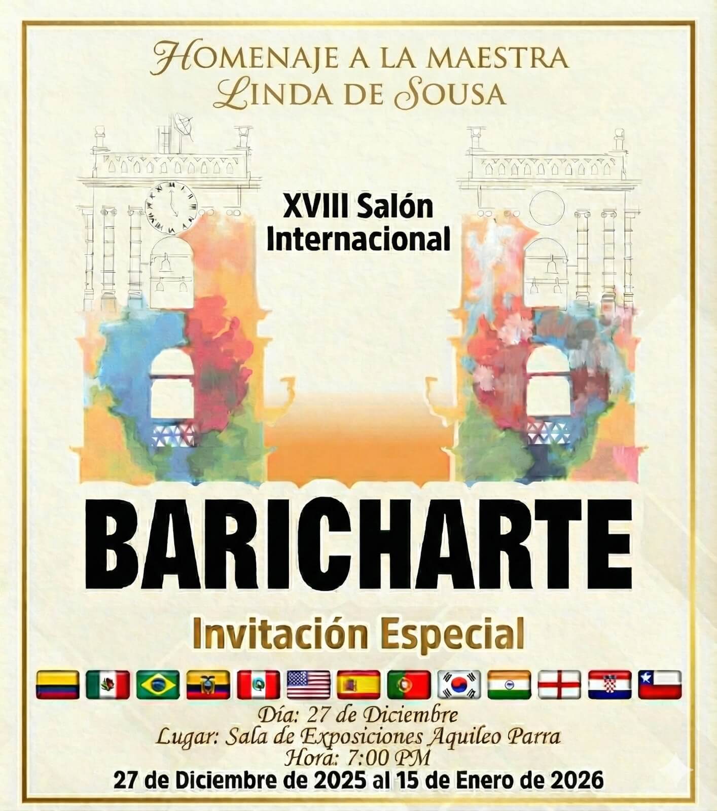 Cartel deel homenaje